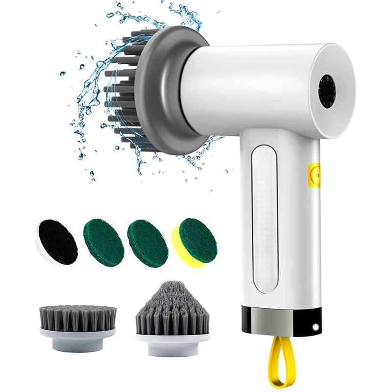 

Electric Cleaning Brush, Spin Scrubber For Bathroom And Joints, Cleaning Brush For Household, Perfect For Kitchen Easy Install