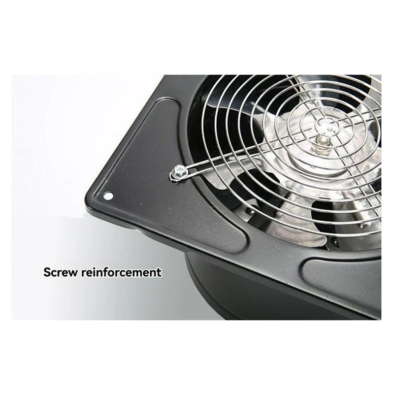 

Вытяжной вентилятор из металла, бесшумный, с обратным клапаном, для окон и стен (вилка стандарта США), розничная продажа