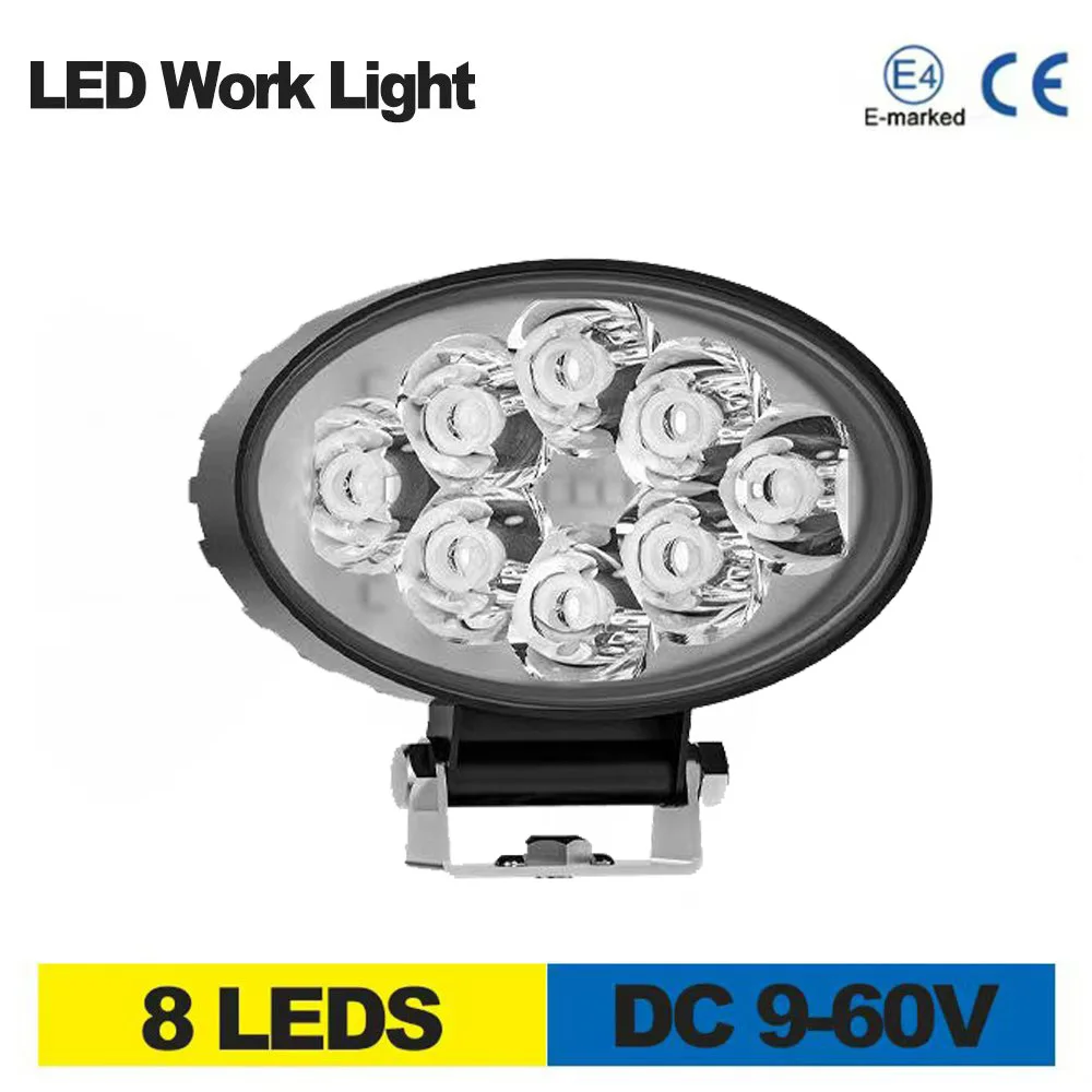 

Spot Flood LED Light Bar 8LEDs Off Road LED Work Light DC9-60V Headlights 4x4 Truck ATV SUV Boat Lada Barra Car Accessories