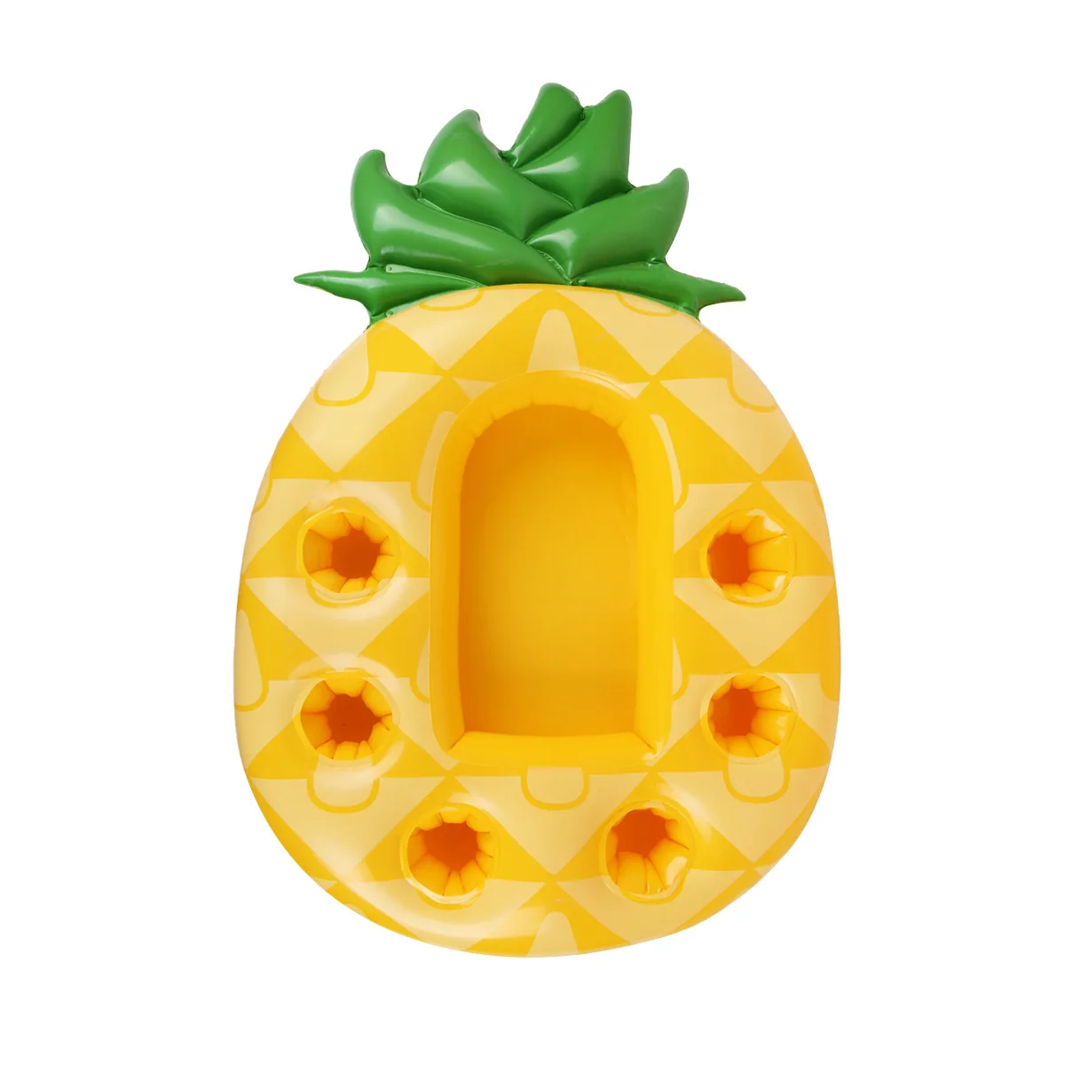 Pineapple Inflatable Drink Holder Large Inflatable Water Bottle Holder Floats Pool Serving Bar for Summer Swimming Pool Party