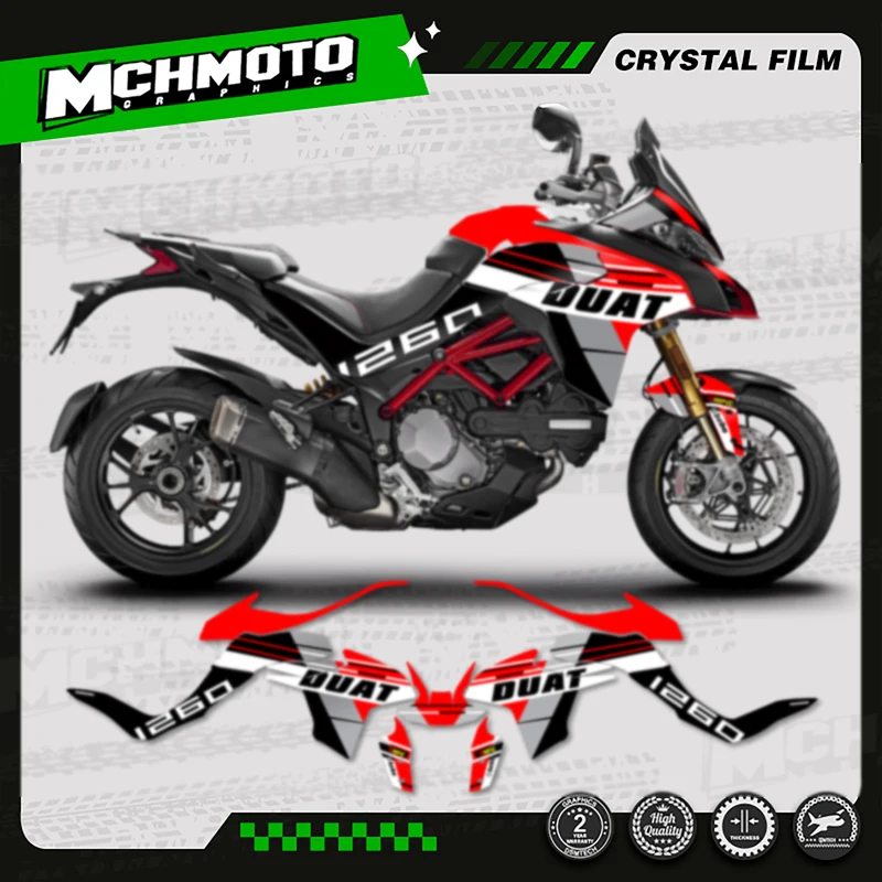 

MCHMFG Motorcycle Team Motorcycle Decal Stickers For Multistrada 2018 1260 -003