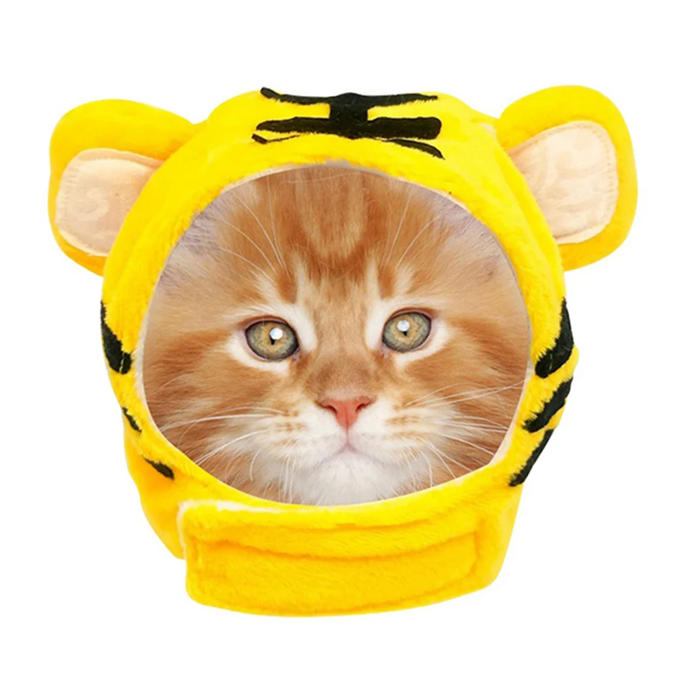 

Tiger Headgear Cat Costume Cap Pet Cosplay Hat Puppy Attractive Accessory