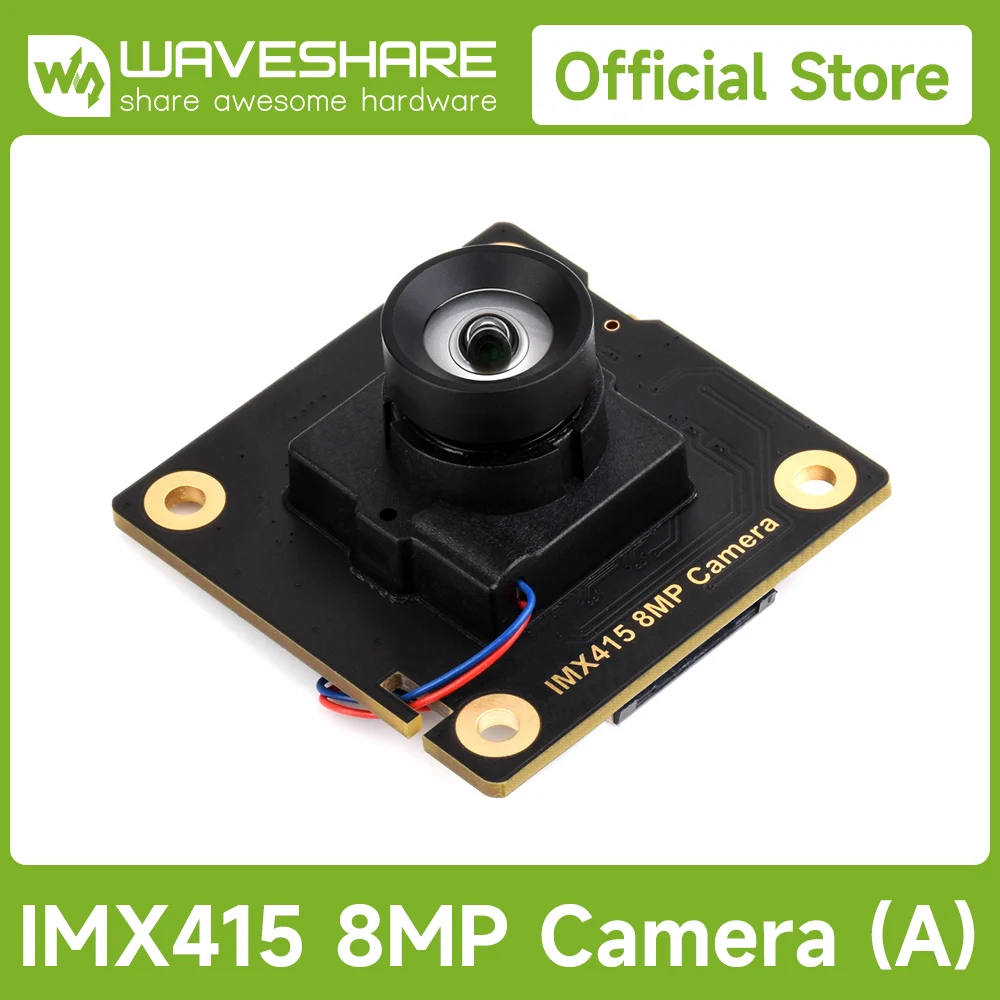 Waveshare IMX415 8MP Camera Module (A), With High SNR, Good Low Light Performance, Supports Raspberry Pi/Luckfox Series Boards