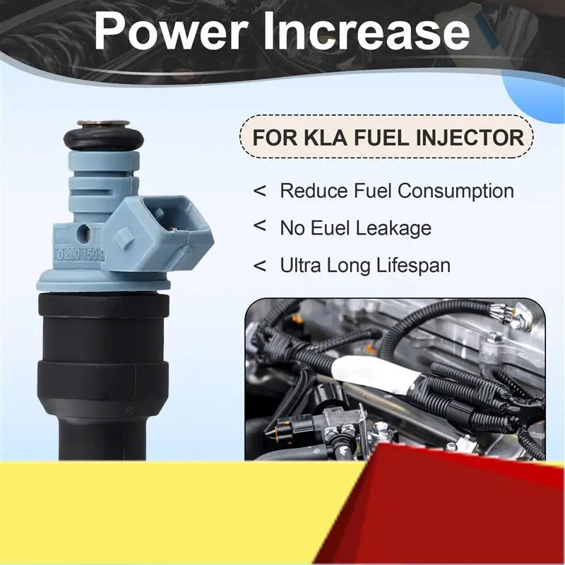 0280150947 24LB New Fuel Injector Nozzle For Chevy Ford Dodge LS1 LT1 5.0L 5.7L V8 250Cc-M53K