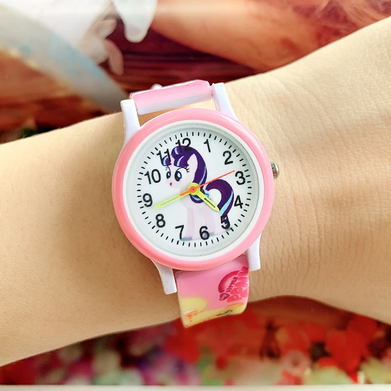 Rainbow Cloud Unicorn Kids Bracelet Children Watches Boys Girls Students Quartz Watches Birthday Party Gifts