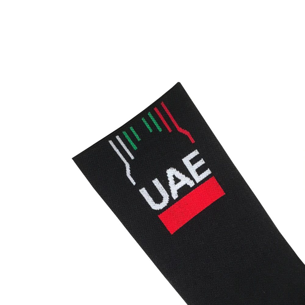 Neue Weiße UAE 2027 FDJ Radsportsocken Rutschfeste Fußballsocken Gepolstert Atmungsaktiv Für Laufen Basketball Fahrrad Sportsocken – Detail 6