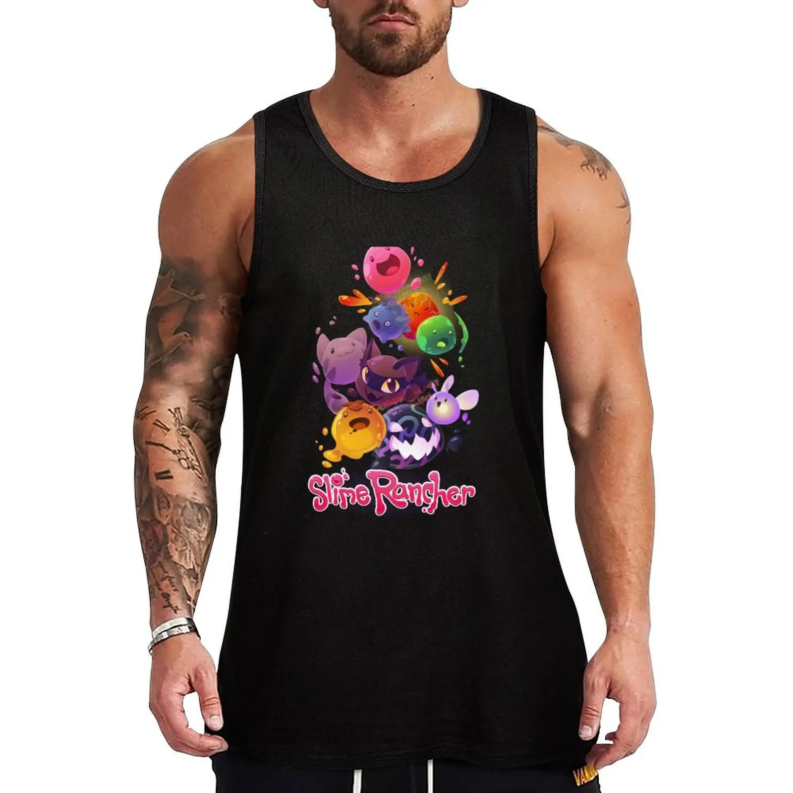 

Slime Rancher Tank Top gym shirt man man vest Vests Men's gym t-shirt