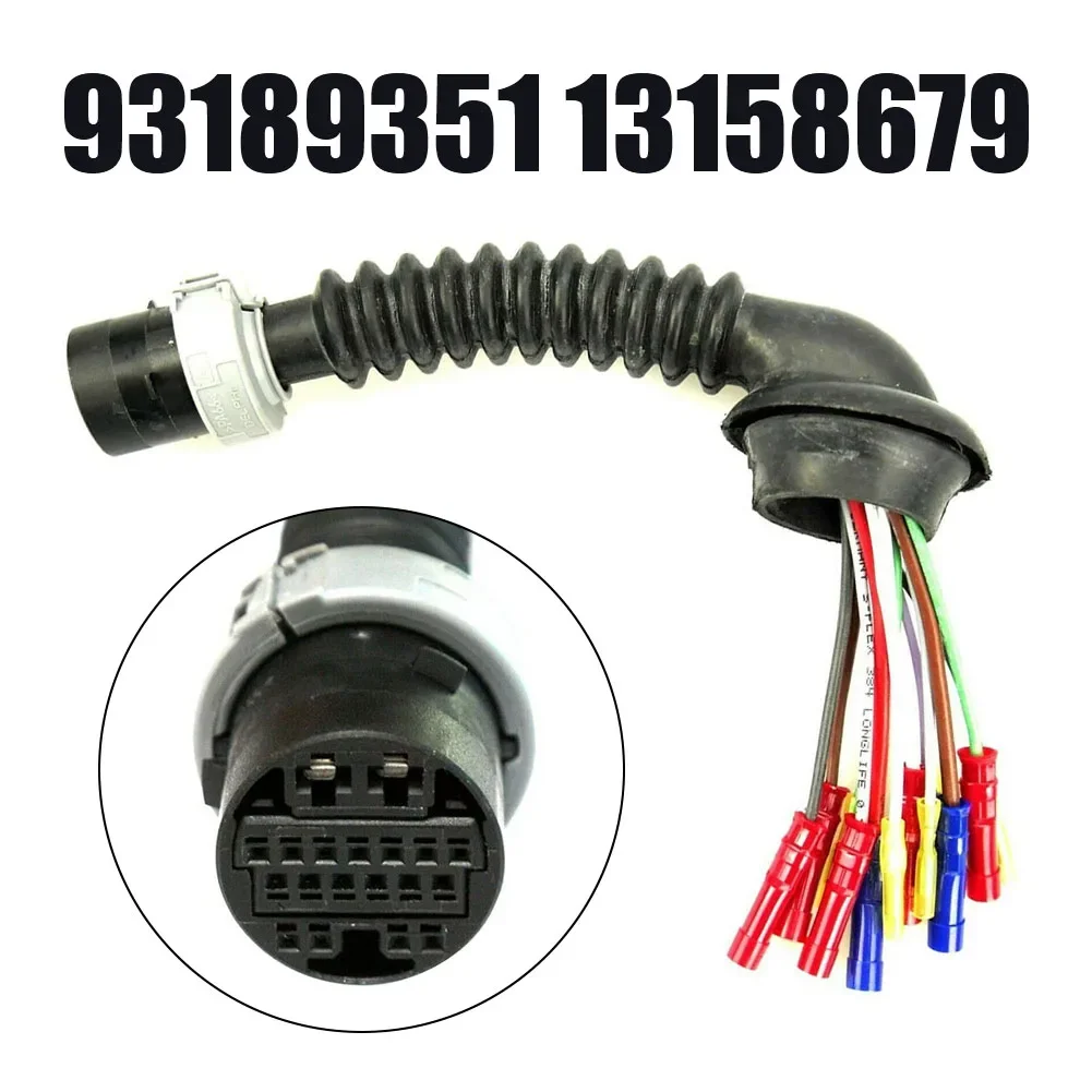 Reparação de cablagem de porta traseira para Opel, Vauxhall, Zafira B, plugue 2005-2014, conector eletrônico