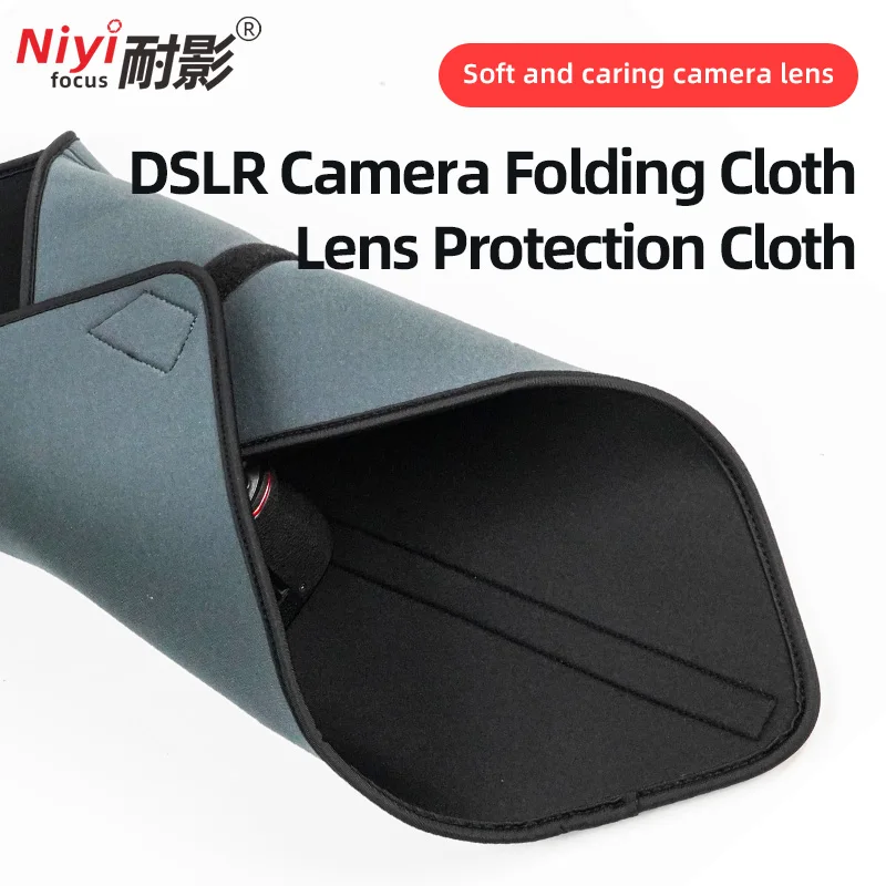 Kameraobjektiv-Schutztuch Universelle Flexible Tasche für DSLR Spiegellose Objektive Kratzfeste Staubdichte Aufbewahrungstasche