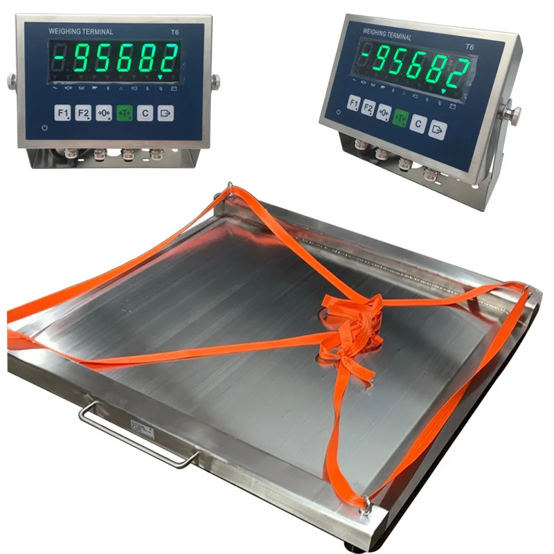 

Waterproof Stainless Steel Weigh Floor Scale Drum Electronic Low Profile Platform Scale