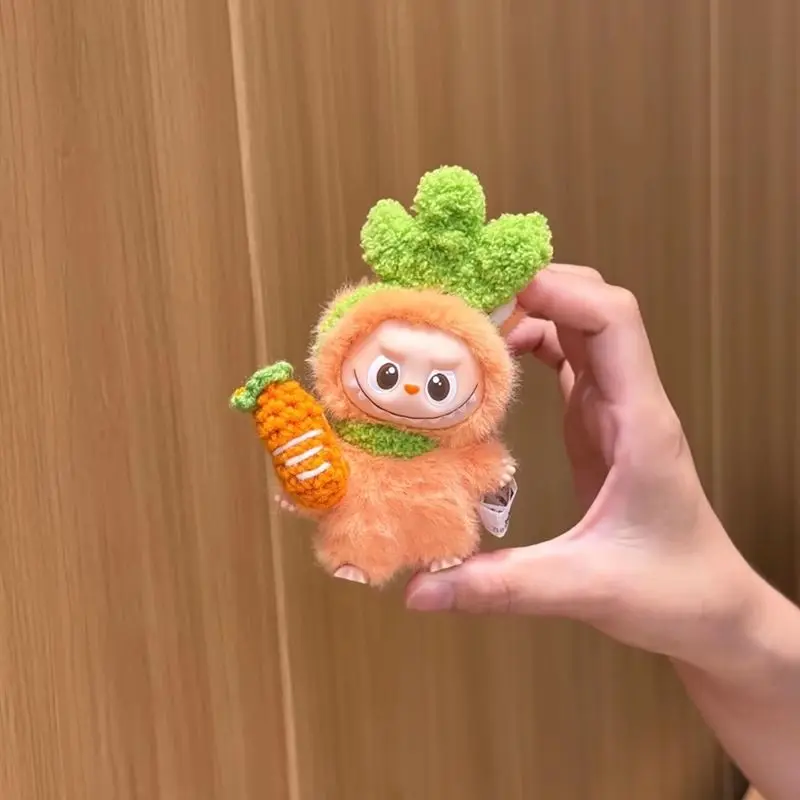 Labubu V4 – vêtements de poupée sur le thème des animaux mignons, épingle, accessoire pour sac de poupées sur le thème des monstres et vêtements de poupée, jouet, loisirs