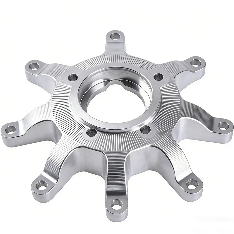 

Cnc Turning Machine Custom Metal Parts Cnc Milling Machining Parts Aluminum Alloy CNC Machined Star-Shape Hub Flange