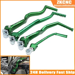 Motorcycle CNC Aluminum Forged Kick Start Starter Lever Pedal For Kawasaki KX65 KX85 KX100 KX250F KX450F KLX450R 2000-2020 Parts