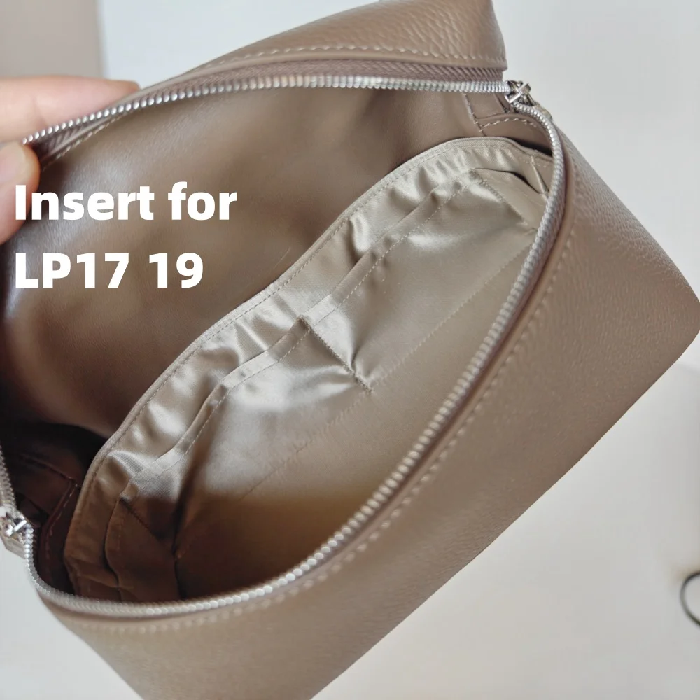 Fits For LP extra pocket L19 L17  bag organizer High Density Waterproof Satin  Suitable innerbag bag insert for extra pocket