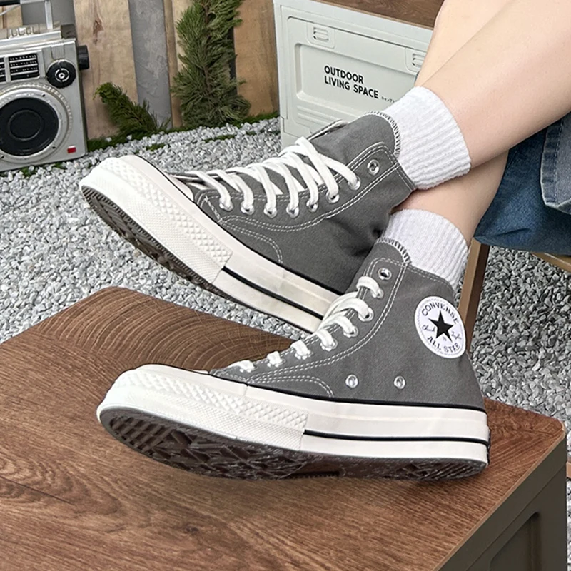 Converse men's shoes women's shoes 2024 new winter new trend high top board shoes fashion sports casual shoes A05584