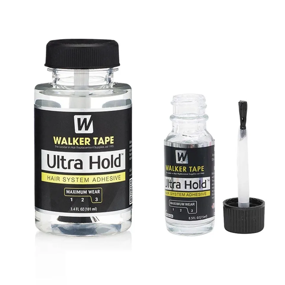 Лидер продаж, лента Walker, ультра-фиксация, кружевной клей, клей для передних париков, прозрачный кружевной клей для замены волос