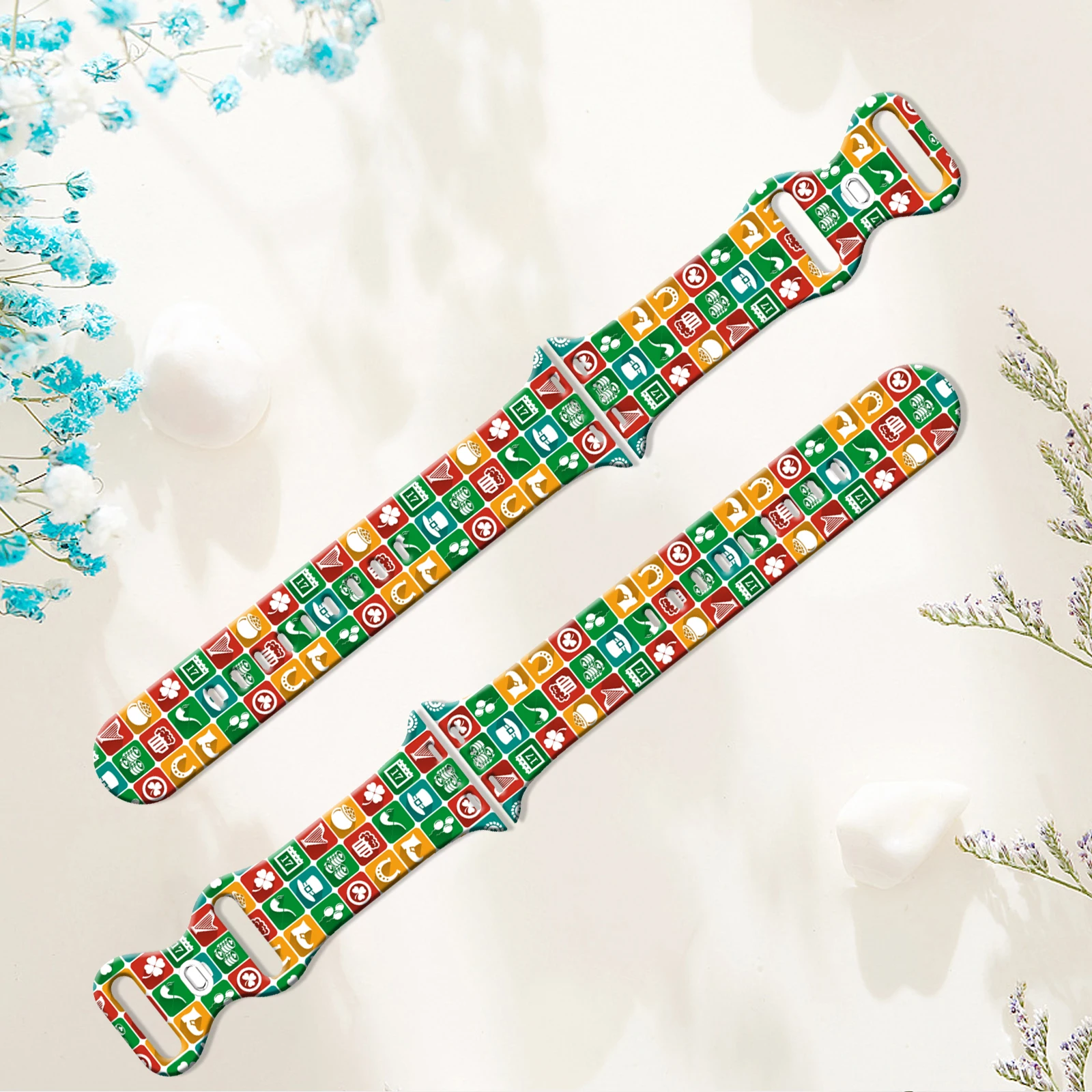 

St. Patrick's Day Series 6 Printed Straps for Apple Watch 11 10 9 8 SE Bands Replaceable Bracelet for iWatch 46mm 42mm 41mm 40mm