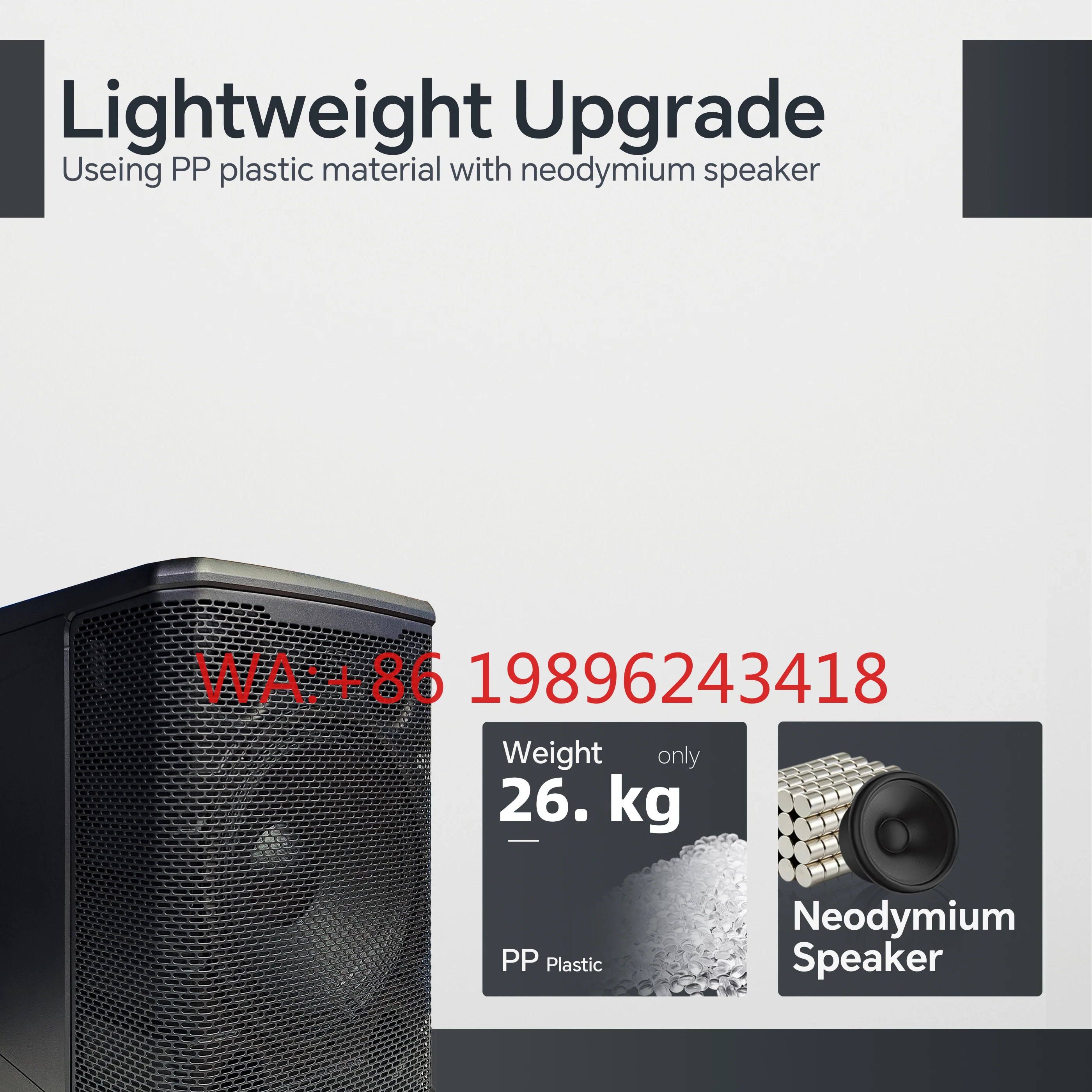

Pro-Audio TK-12 In-stock 2000w With DSP Professional Plastic TWS-PA-System For-Party