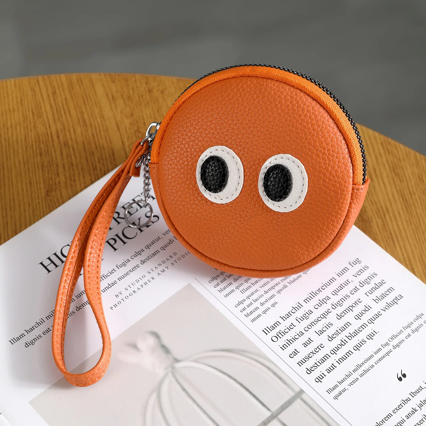 High Grade Cow Leather Coin Purse Women's Fashion Key Bag Women Luxury Small Wallet Bank Card Bluetooth Headset Organizer Bag view 4