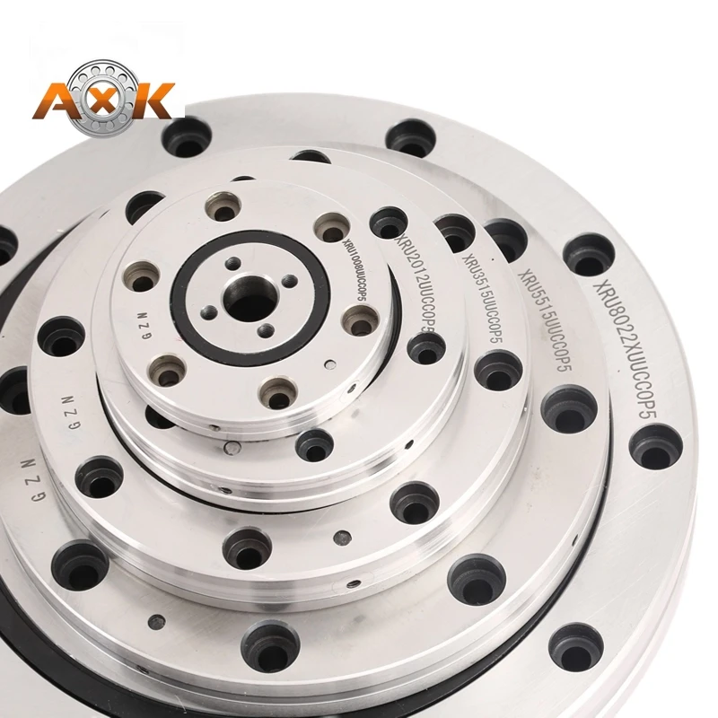 RU52 uucc0p5 CRBF2512AT small slewing bearings, precision Crossed Roller Bearings, 25mm * 80mm * 12mm
