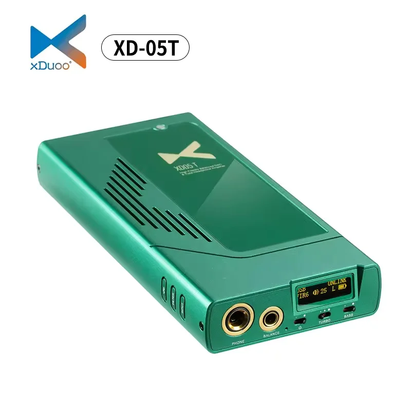 

New Arrival XDUOO XD-05T Gray Color Dual ES9039Q2M Portable DAC & Headphone Amplifier XD05T Amplifier