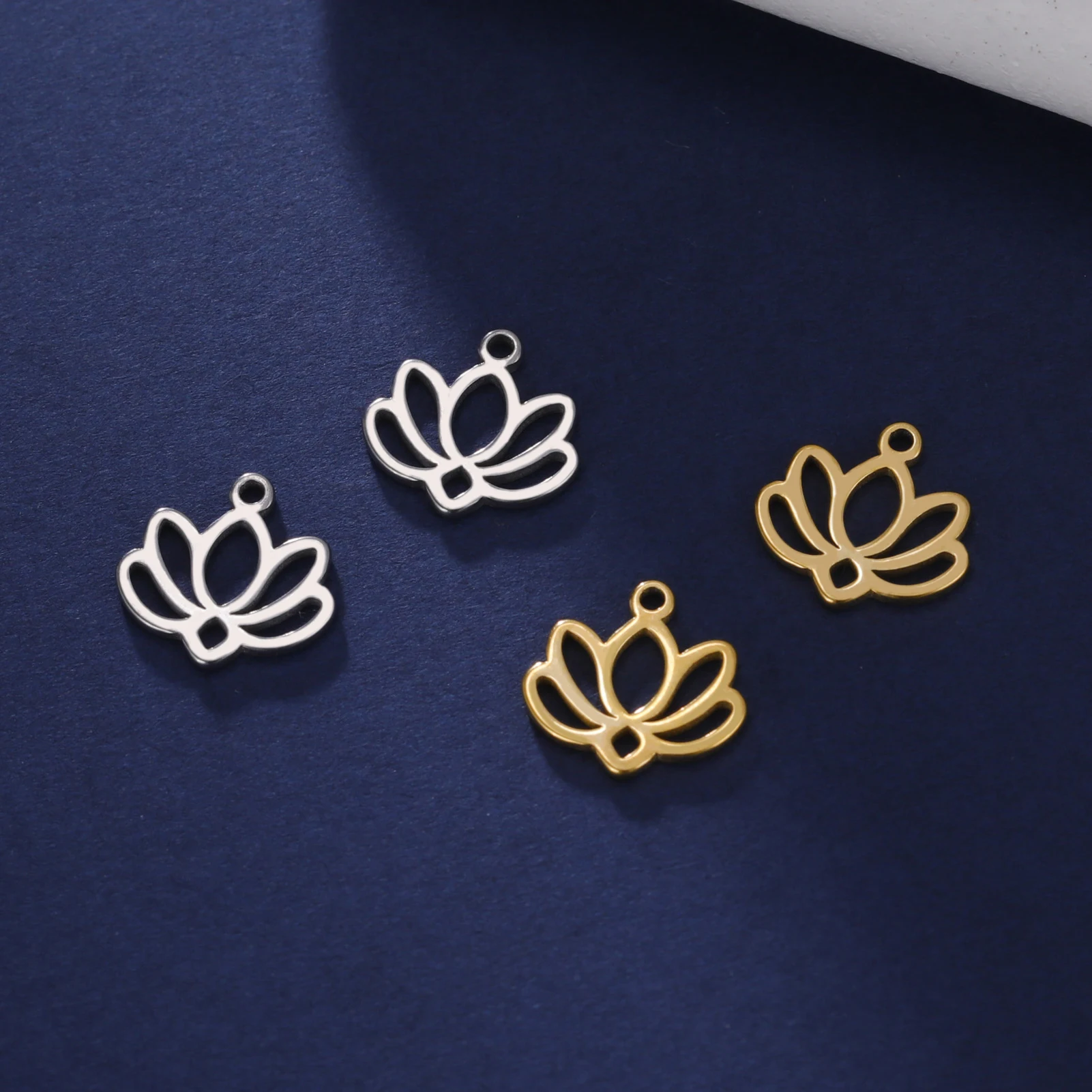 5pcs Stainless Steel Charms for DIY Jewelry Making