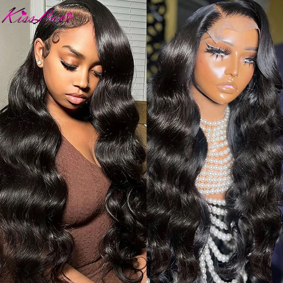 Body Wave Human Hair Lace Frontal Wig 13x4/13x6 Lace Front Wigs Pre Plucked Glueless 5x5 HD Lace Closure Wig For Women Kiss Love