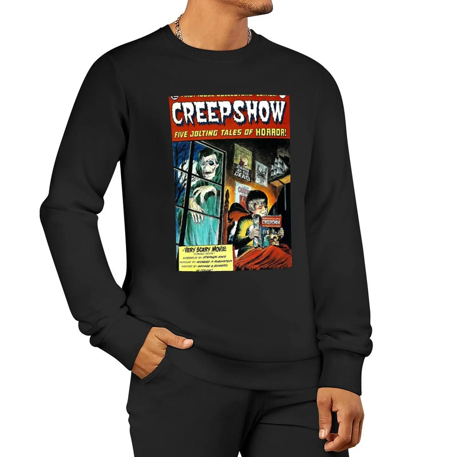 

Creepshow Sweatshirt japanese style graphic t shirts men anime sweatshirt