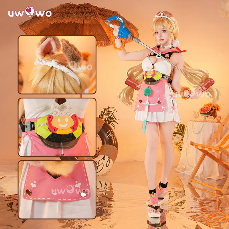 

UWOWO Collab Series:Game Zenless Zone Zero ZZZ Alice Sea of Thyme Summer Swimsuit Cosplay Costume Halloween Costume