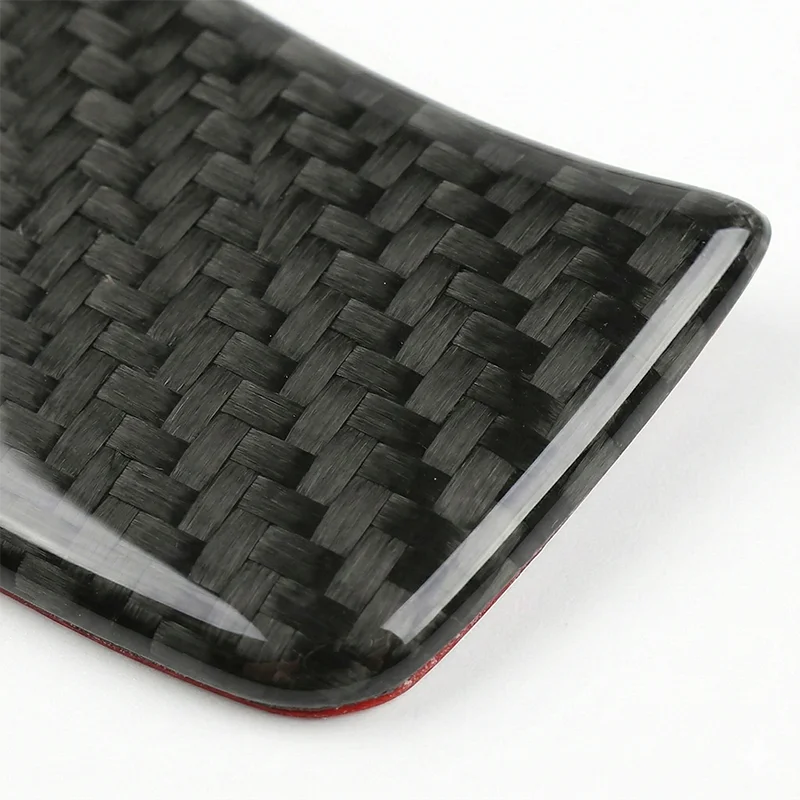 Carbon Fiber Car Steering Wheel Cover Sticker Trim for Audi A6 C7 12-18 A7 A4L A3 Q3 Q5 Decoration Sportback Auto Accessories