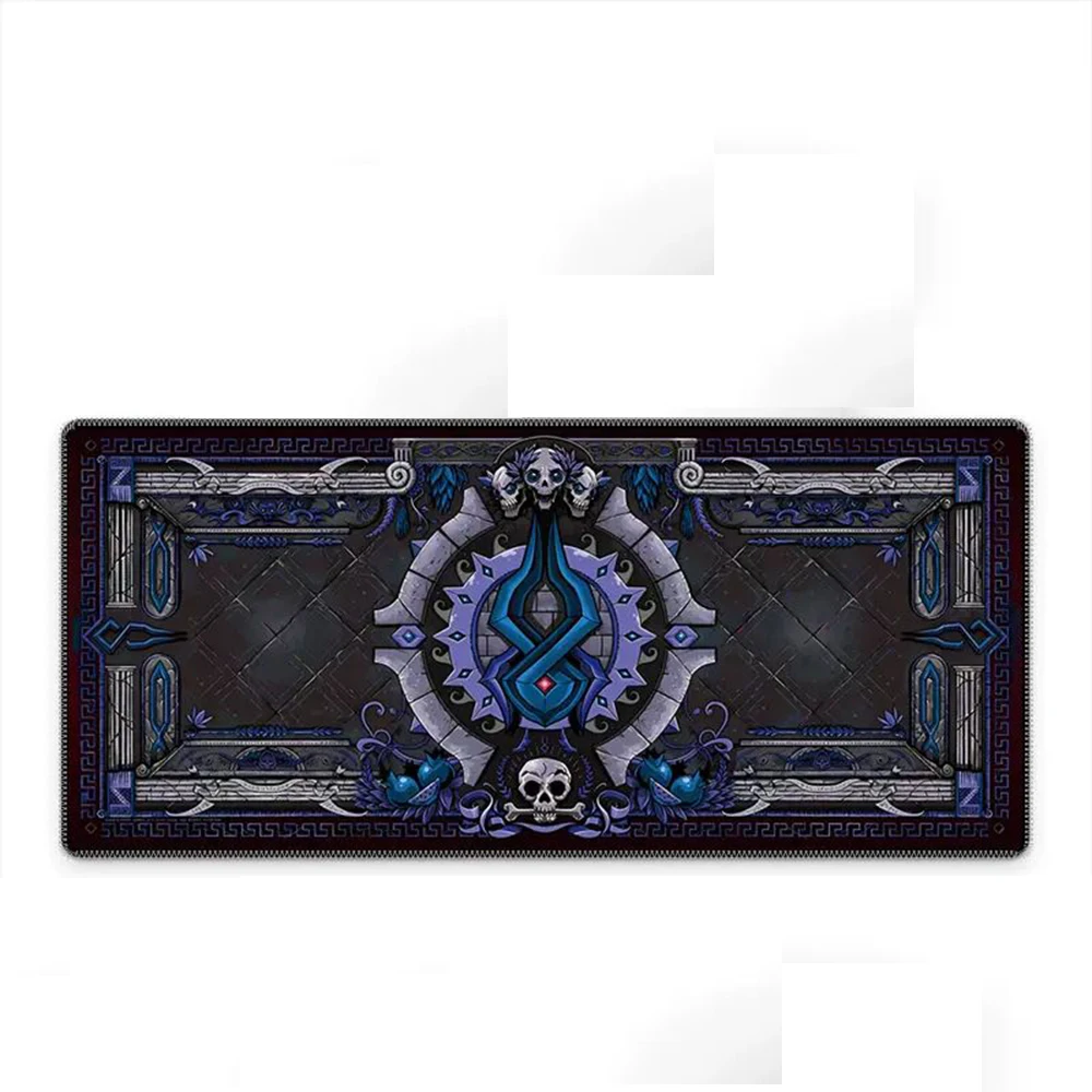 Dark Blue Hades Gaming Mouse Pad Laptop Keyboard Desk Pad Gamer Peripheral Non-slip Base Suitable for Computer Games and Office