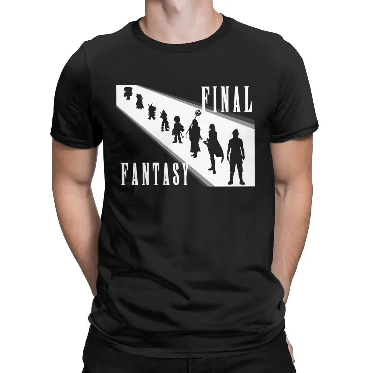 Final Fantasy History yuna tidus ffx noctis 100% Cotton Clothes Short Sleeve Round Neck Tee Shirt Birthday Present T-Shirts 2024