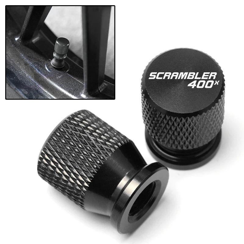 Motorcycle Tire Valve Air Port Stem Cover Cap Plug CNC Accessories Fit For Scrambler400 X Speed400 Scrambler 400X Speed 400