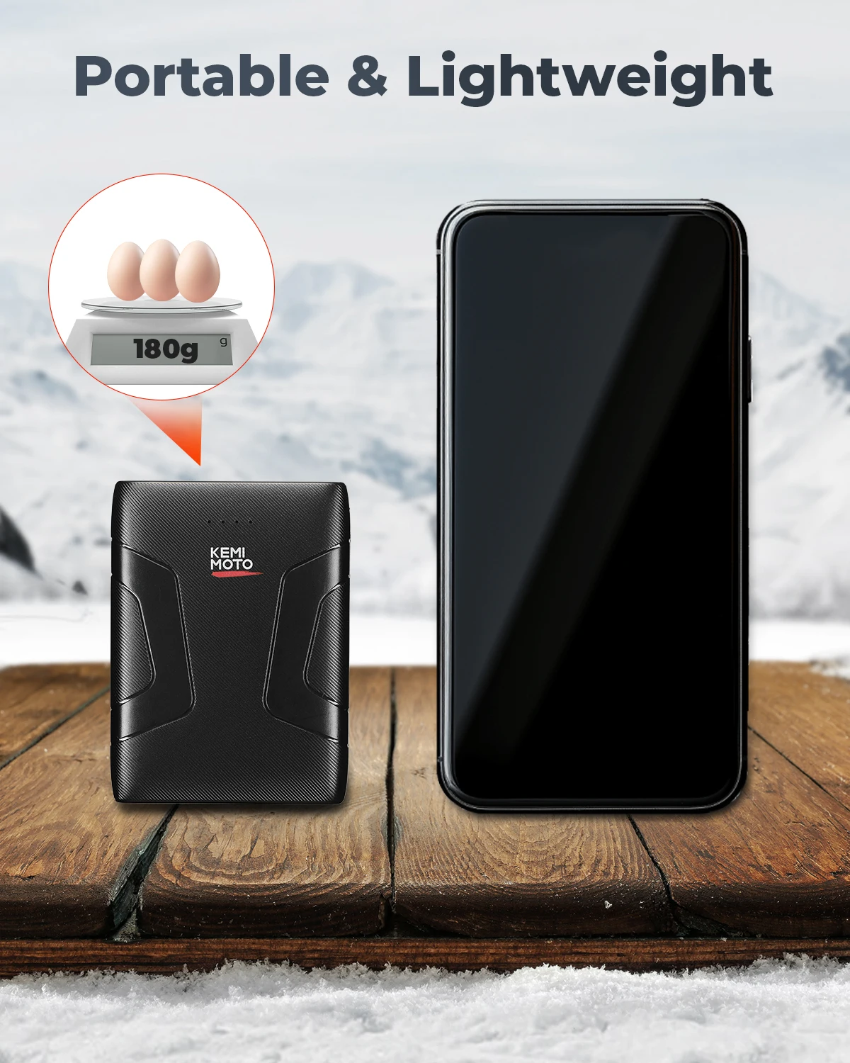 Mini-batterij 10000 mAh Power Bank voor verwarmde vestjassen Snel oplaadbaar Veilig CE-certificering Draagbare oplader voor buiten