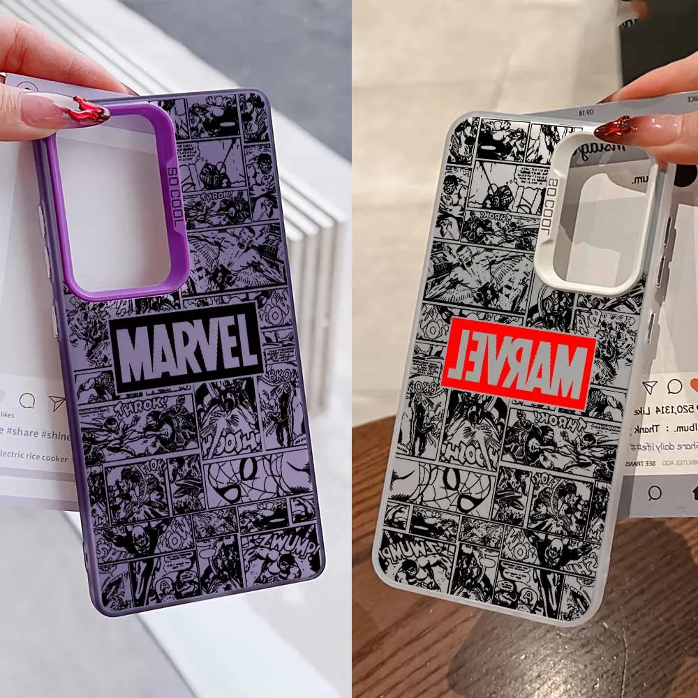 

Marvel Anime Spiderman Cover For OPPO F29 A98 A94 A79 A78 A76 A74 A60 A58 A55 A38 A37 A36 A17 A15 A7 A5 A3X Phone Case