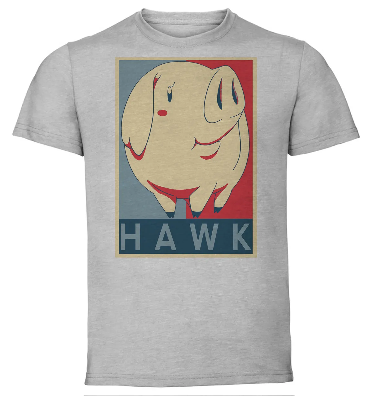 T-Shirt Unisex Grey Propaganda The Seven Deadly Sins Hawk