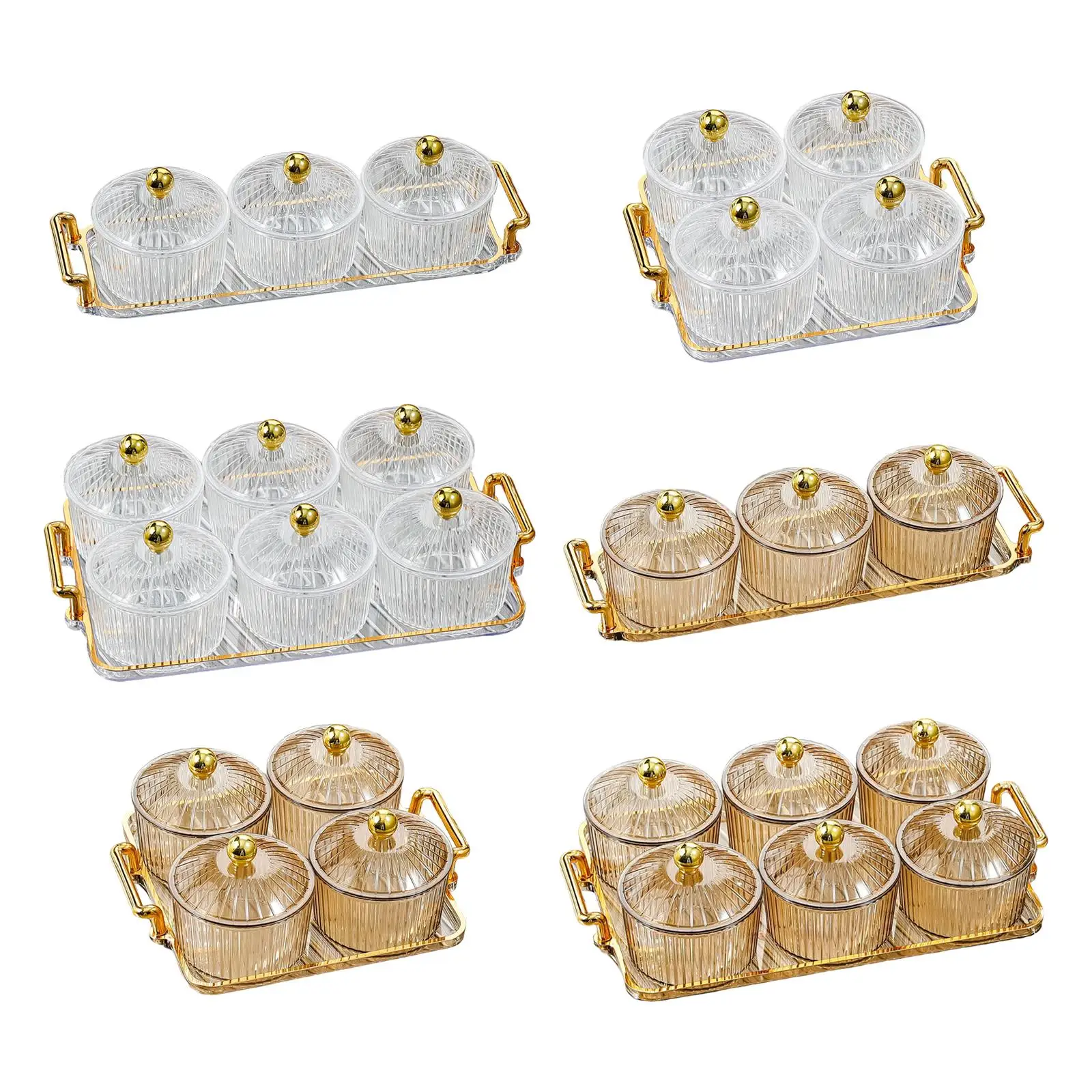 Nordic Fruit Snacks Serving Platter Dried Fruit Tray Cookies Jar Storage Container Caddy Serving Platter for Wedding Nuts