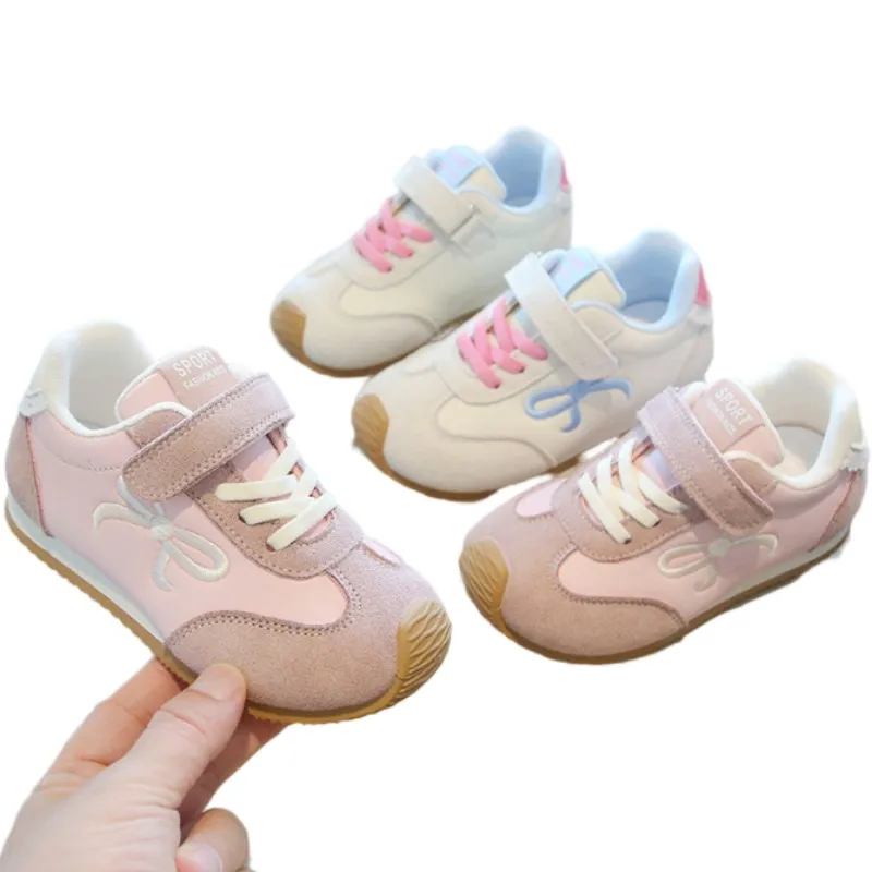 

Спортивная обувь для мальчиков и девочек, легкая нескользящая обувь для студентов, детская обувь для бега, классическая кожаная повседневная обувь, размер 21-32.