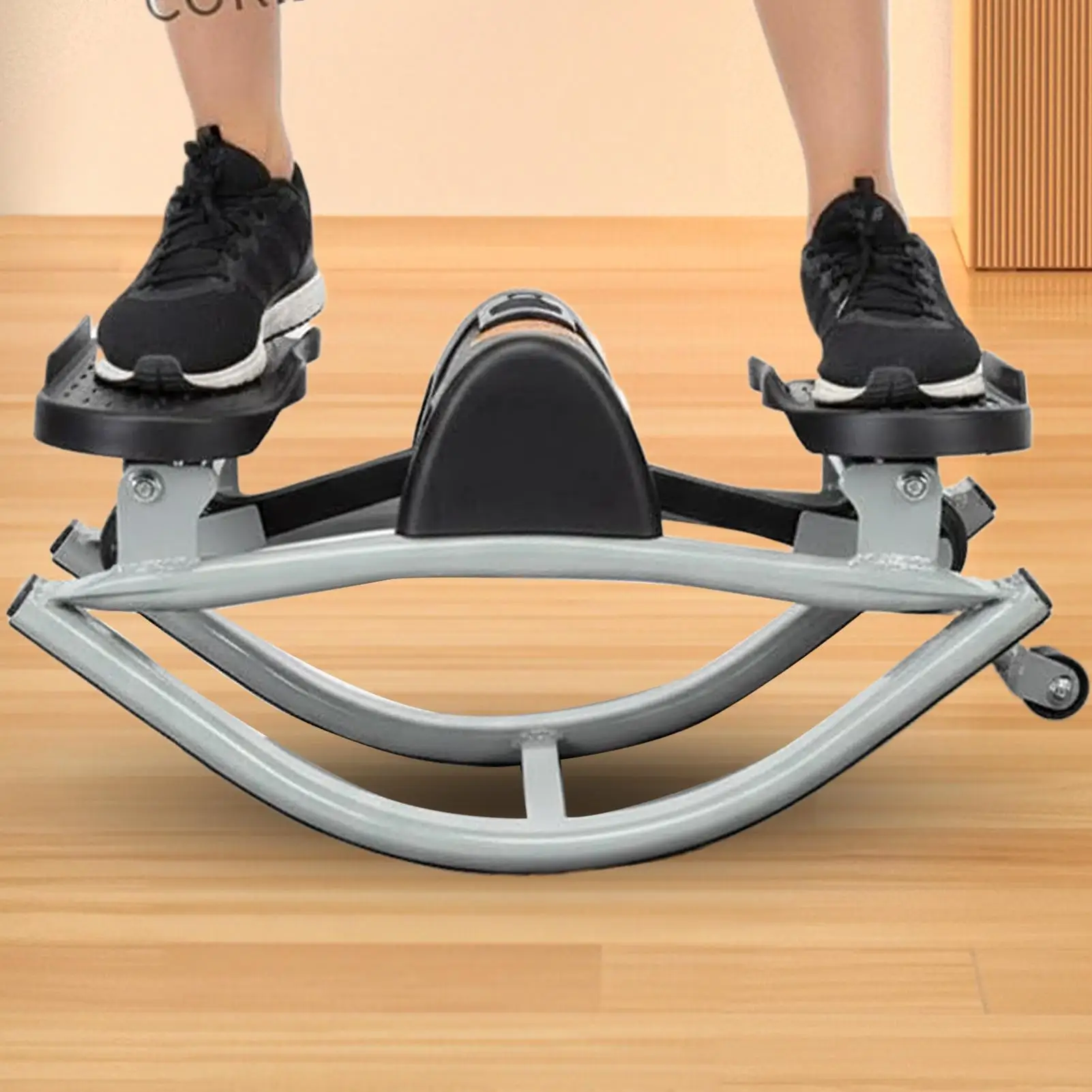 Máquina paso a paso Rock, equipo de ejercicio de entrenamiento para piernas, glúteos, pasos laterales de bajo choque para casa, apartamento, dormitorio, oficina, gimnasio