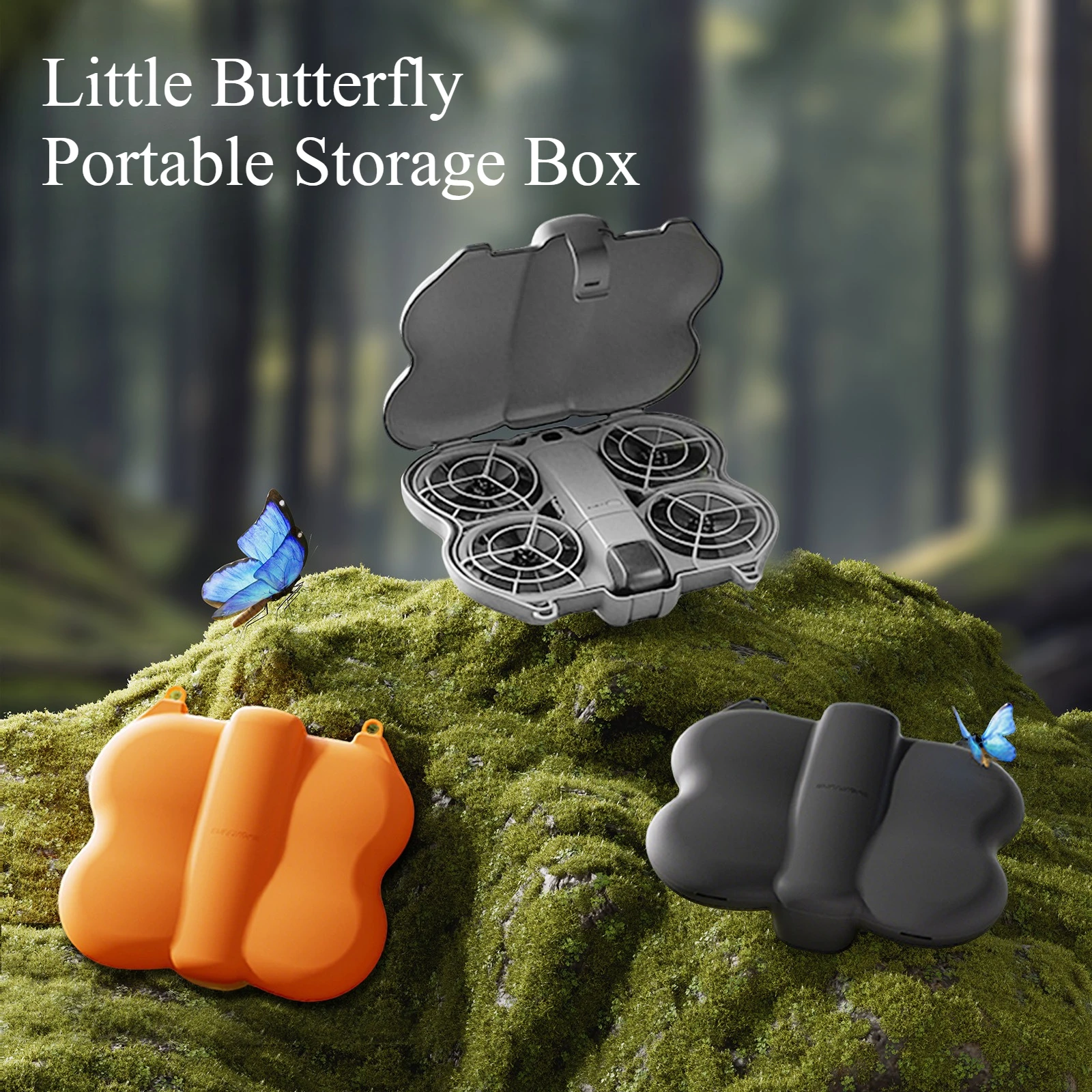 For DJI NEO 2 Storage Case - Impact-Resistant, Scratch-Proof Butterfly Protective Case - Portable Dust-Proof Accessory Case