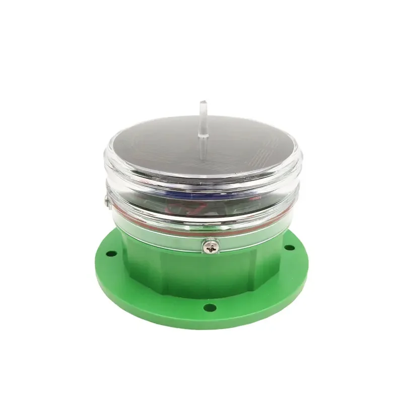 Small Easy Installation Built-in Integrated Solar Waterway Positioning Beacon Marine Lantern