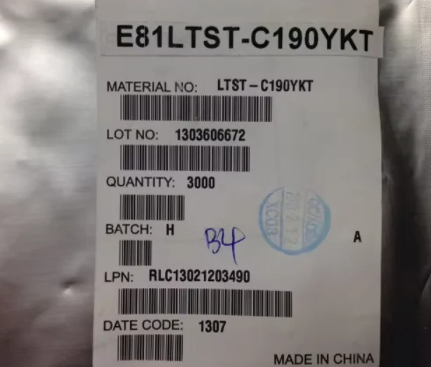 LTST-C190YKT 1.6x0.8x0.8mm 0603 yellow light indicator LED