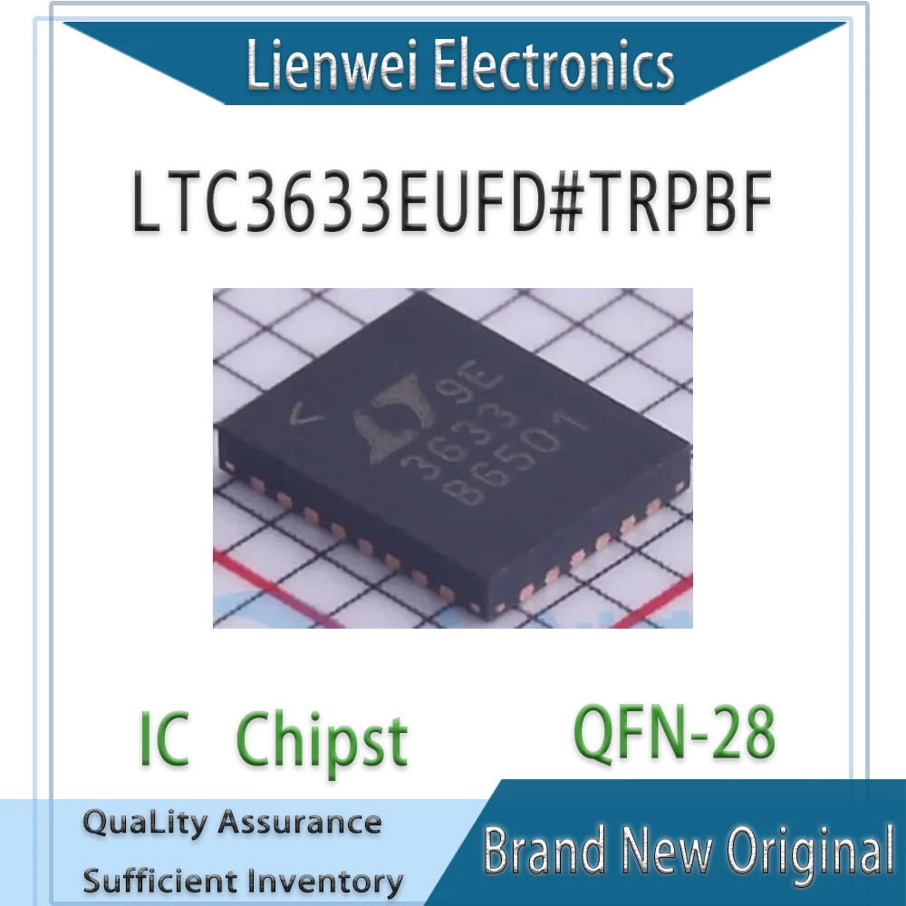 

100% New Original 3633 LTC3633EUFD#TRPBF LTC3633EUFD LTC3633 IC Chipset QFN-28