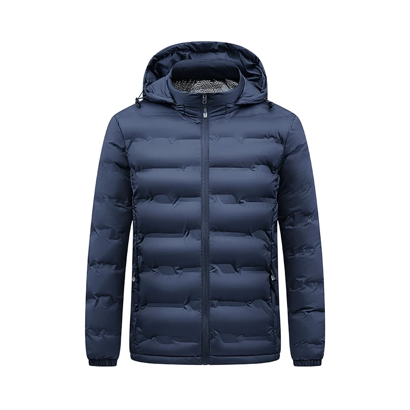 

Зимняя куртка Graphene Lock Warmth с отстегивающимся капюшоном, утепленная, для мужчин и молодежи, модная, с длинными рукавами, стандартный крой