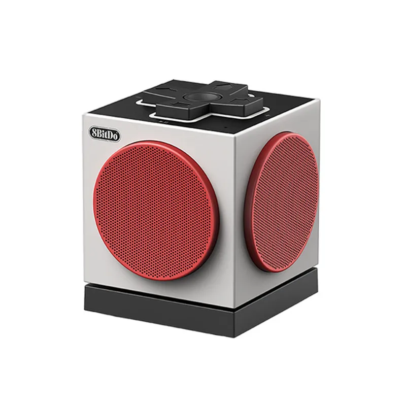 8BitDo Retro Cube 2 Wireless Bluetooth Speaker with Charging Dock True Stereo Sound for N Edition Keyboard Mouse Retro Gaming