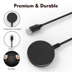 Wireless charger Galaxy Watch Charger for Galaxy Watch 3/4/5/6/7/8, FE, Ultra, 4/6/8 Classic.5 Pro,Active 1/2 USB-A USB-C