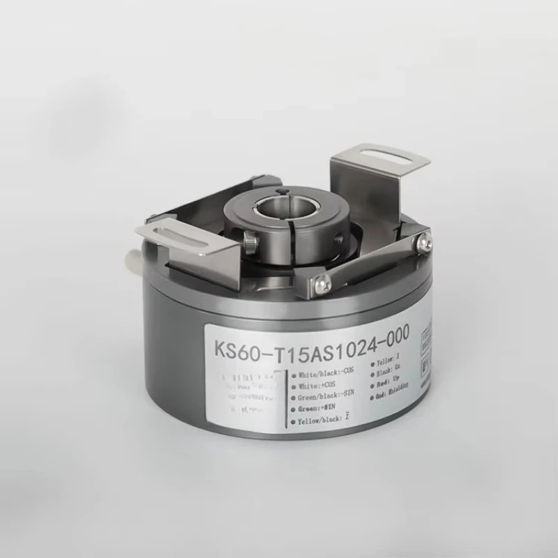 HENGXIANG Incremental Encoder for Marine Application IP65 1024 KS60 Sincos 8mm Reverse Protect 60mm External Diameter Spring
