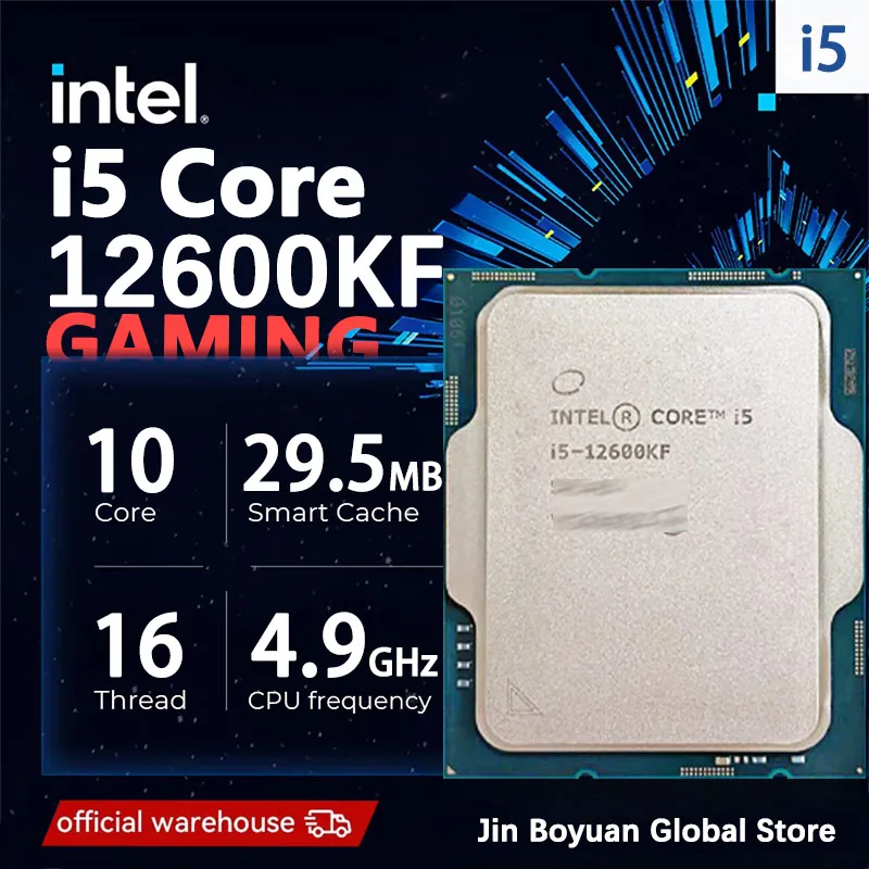 CPU Intel Core i5-12600KF CPU LGA1700 Intel Core i5-12600KF Processor - Powerful 12th Gen Performance