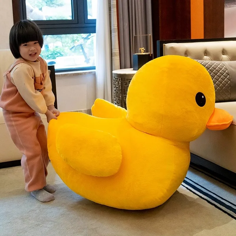 20/30/50/70CM Big Yellow Duck Cartoon Stuffed Animal Plush Kawai Little Duck Doll Gifts