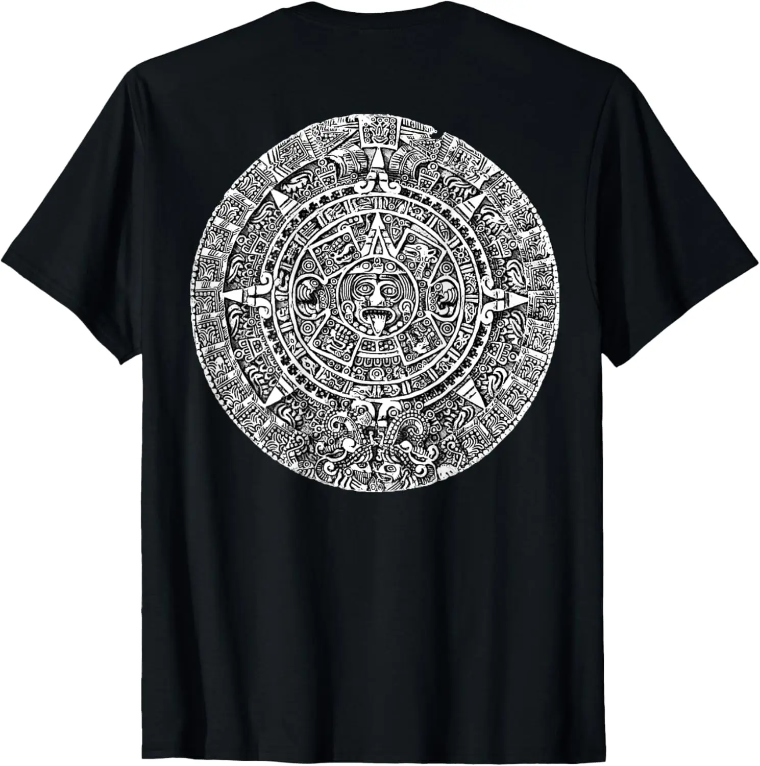 Aztec or Mayan Calendar (Design on BACK) T-Shirt